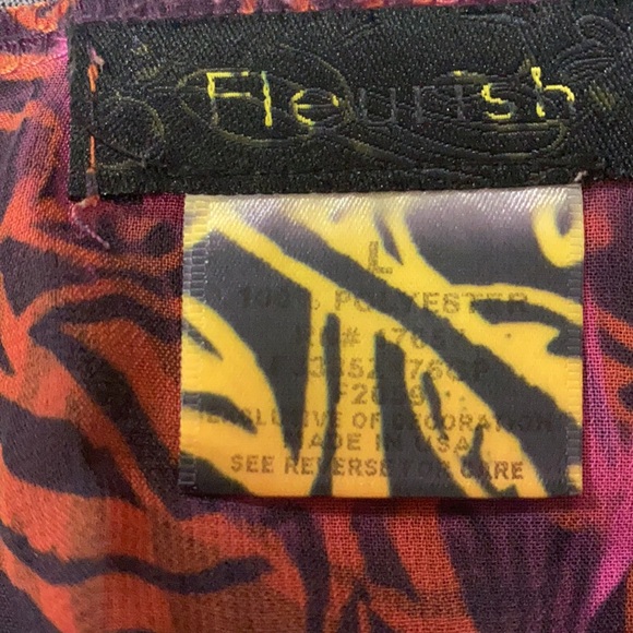 Fleurish boho funky blouse - Picture 4 of 4